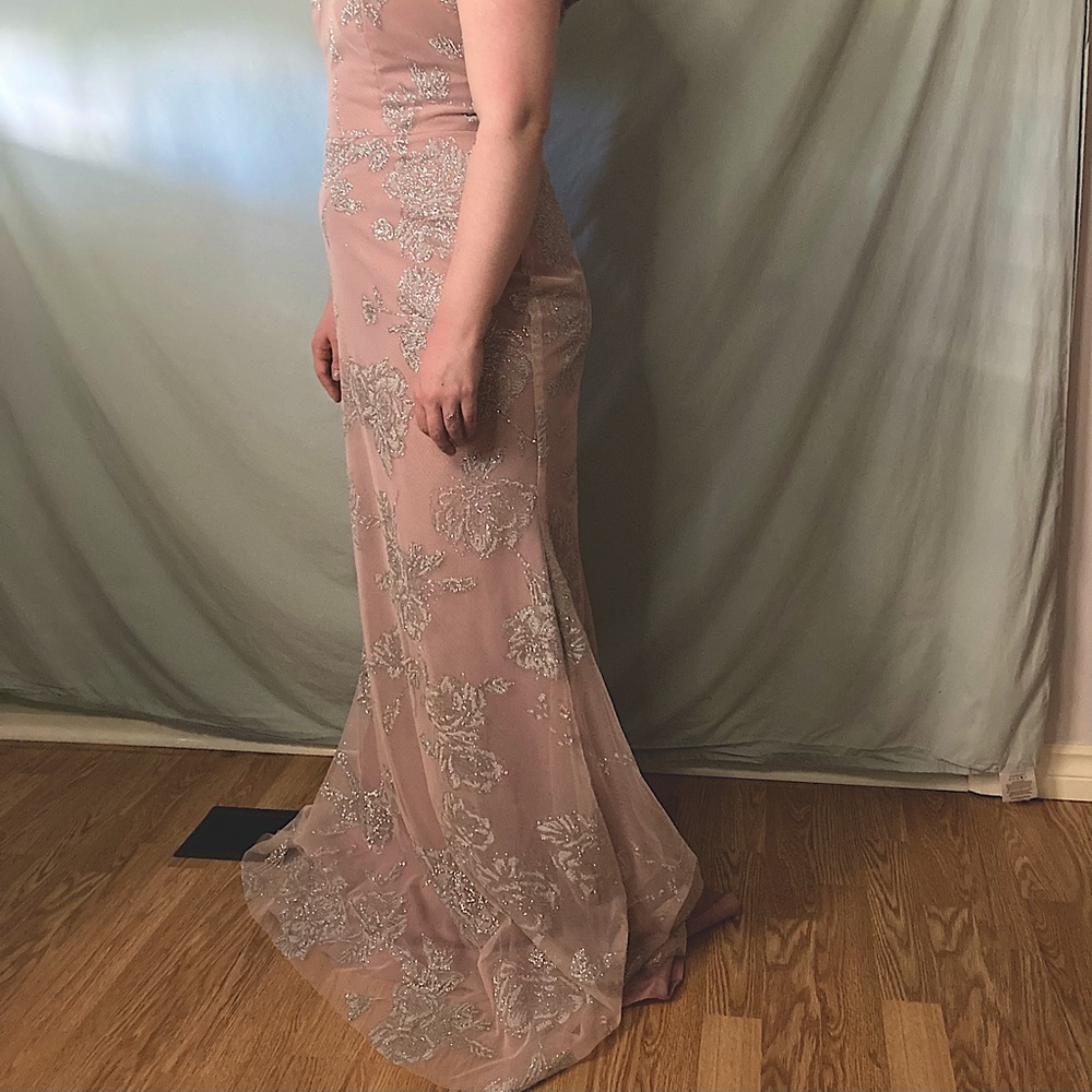 Glittered pink Hayley Paige bridesmaid dress 🎀 - Picture 6 of 11
